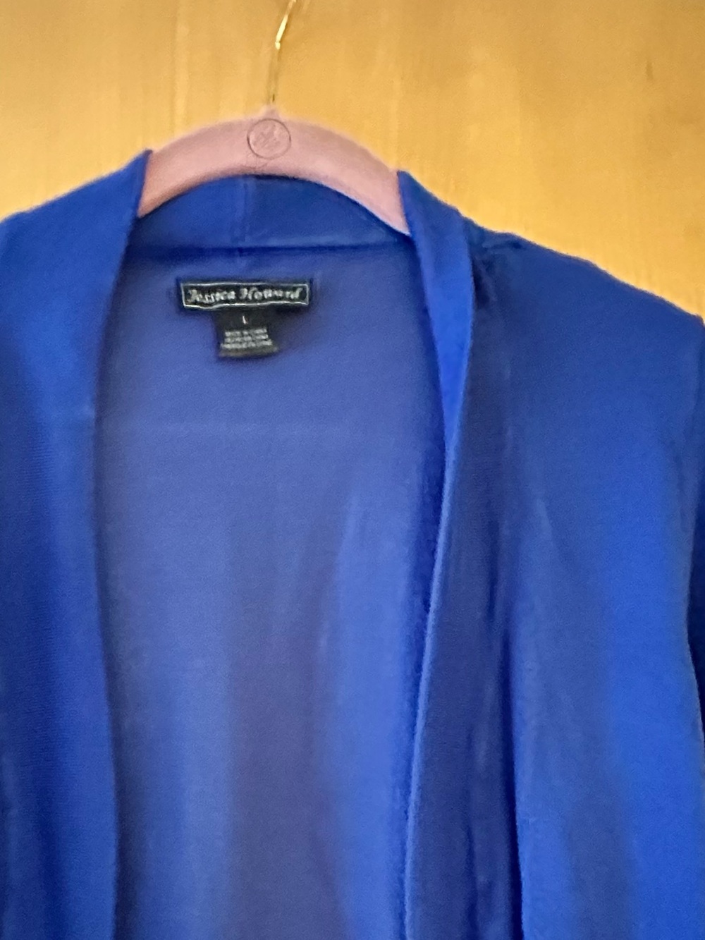 Women's Open Front shrug - Royal Blue